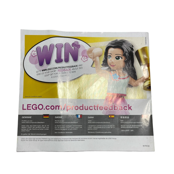 LEGO Friends Instructions Manual Only – 41124 Heartlake Puppy Daycare Booklet - Picture 2 of 3